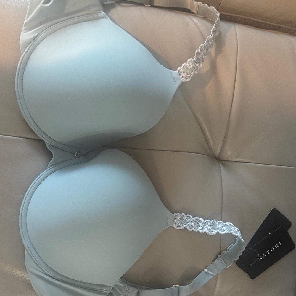 Natori Women's Soft Blue Lace Bra
